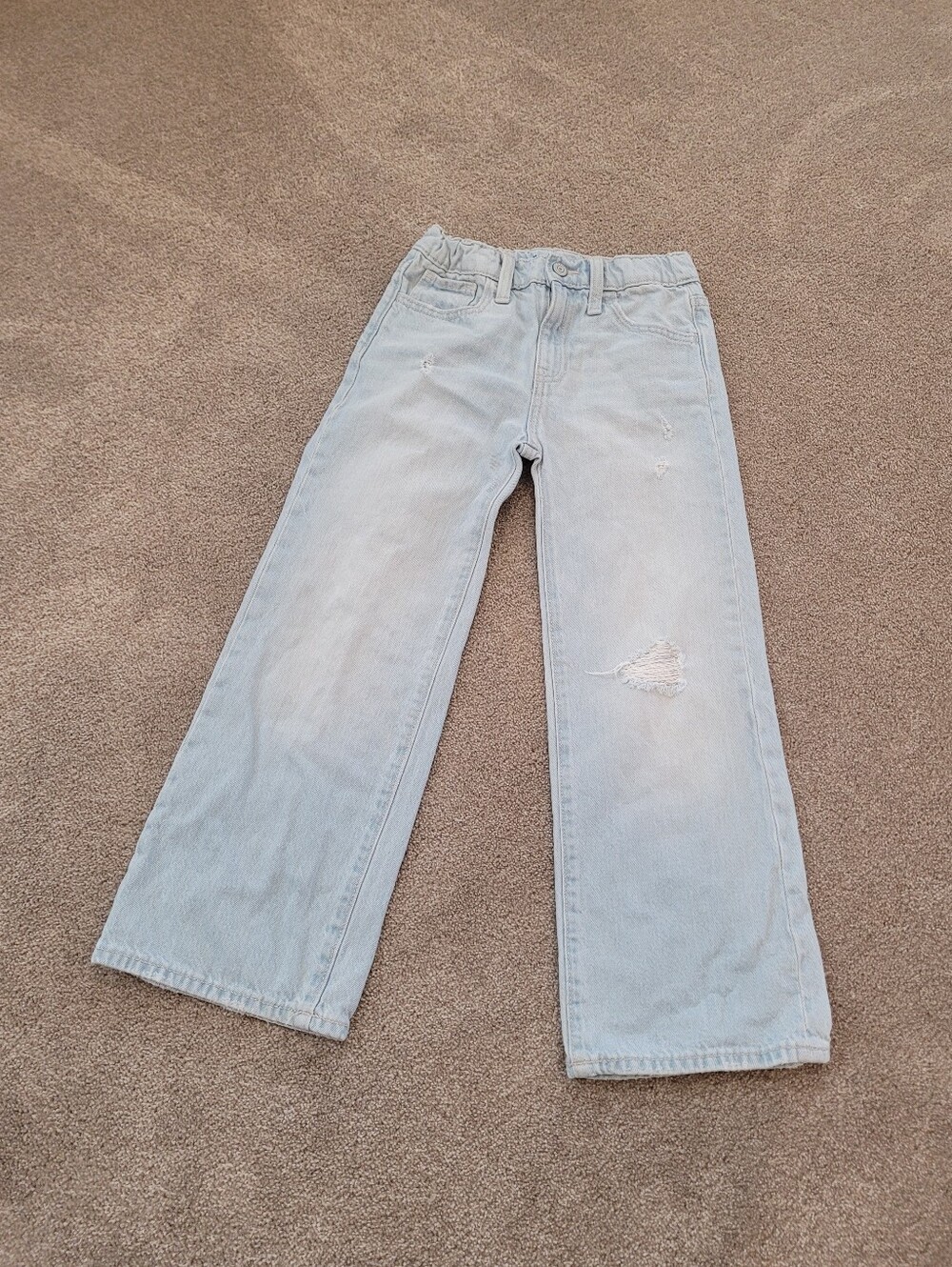 Old Navy Kids High Rise Baggy Wide Leg Jeans Size 8